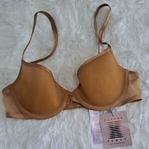Savage X Fenty Nude Women's Tan Bra 32 B New W Tags